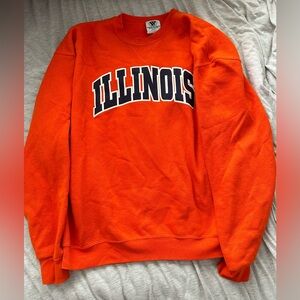 Wideworld sportswear- University of Illinois crewneck. Size XL